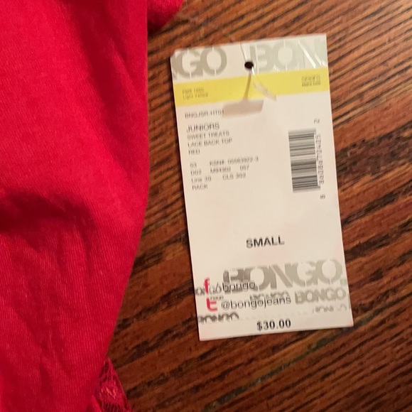 ❤️Sheer Back Bongo Top w/Removeable Necklace-NWT❤️ - Picture 6 of 6